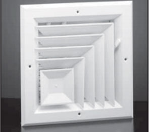 Aluminium Ceiling Diffuser (2 way corner)