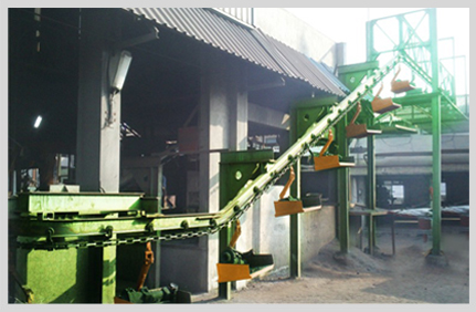 Over head casting conveyors