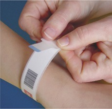 Bar Code Wrist Bands