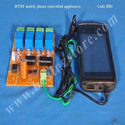 DTMF mobile phone controlled appliances