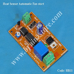 Heat Sensor Automatic Fan start