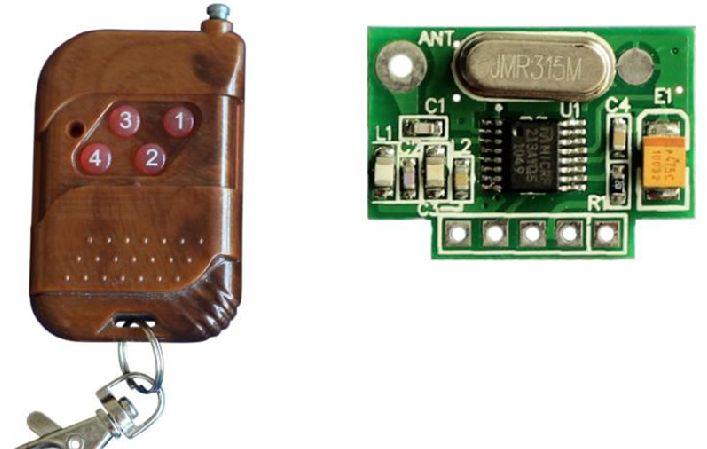 Long Range RF Remote & Receiver without Decoder