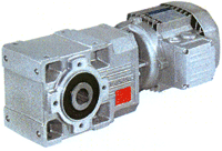A series Helical-bevel Gearmotors