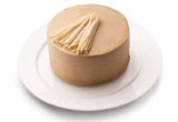 Almond genoise white chocolate dacquoise