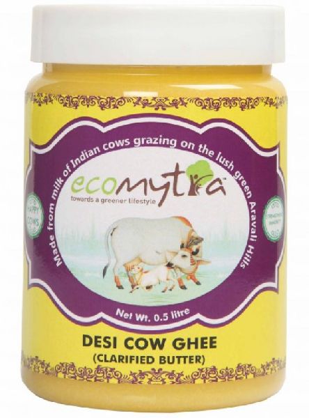 Ecomytra Desi Cow Ghee (Machine Churned) 500ml
