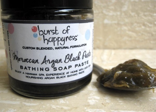 Moroccan Argan Black Bathing Soap Paste