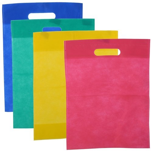 Plastic D Cut Carry Bags, Pattern : Plain