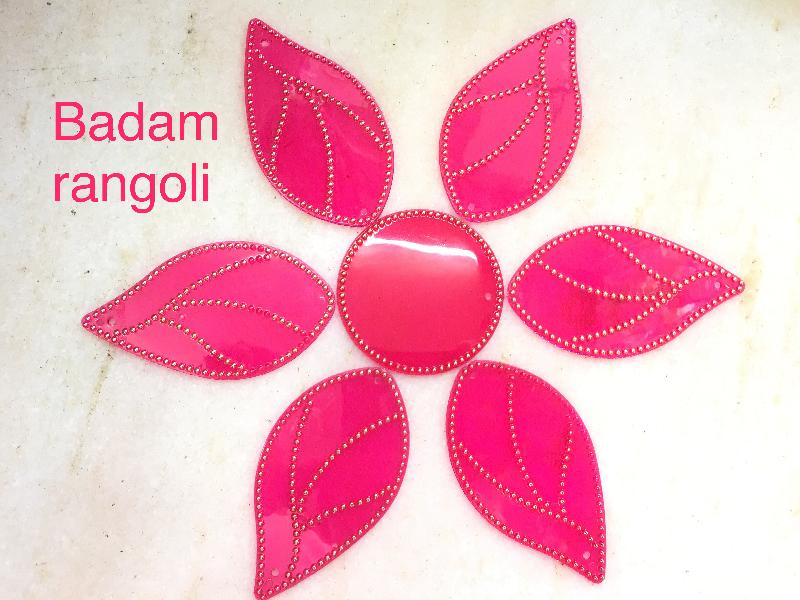 Badam Acrylic Rangoli