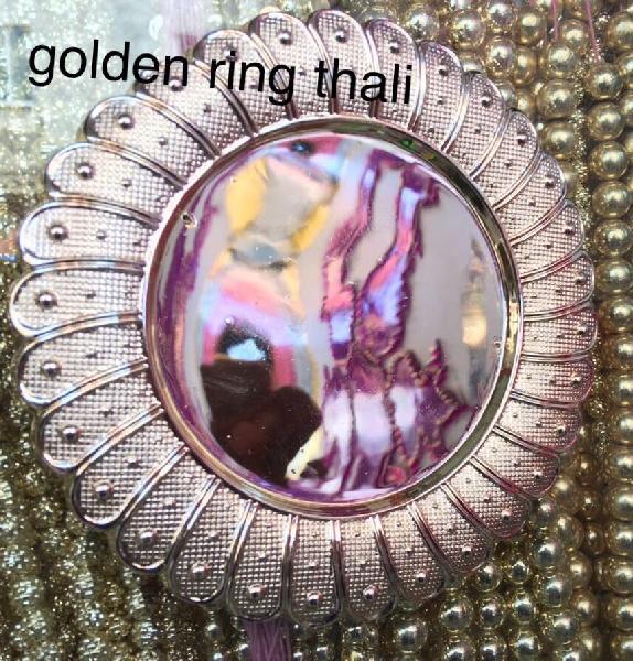 Golden Ring Pooja Thali