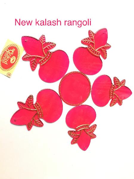 New Kalash Acrylic Rangoli, Packaging Type : Plastic bag