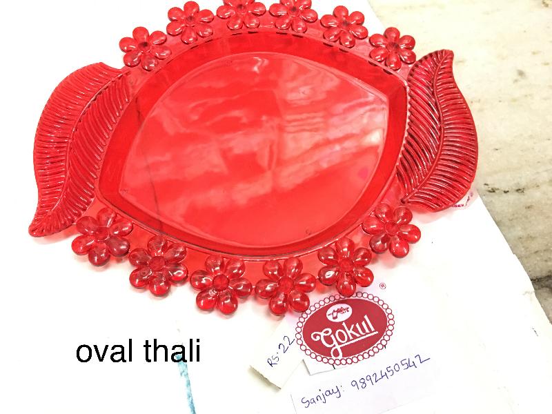 Oval Pooja Thali