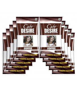 Cafe Desire Instant Coffee Premix, 150g (10 Sachets)