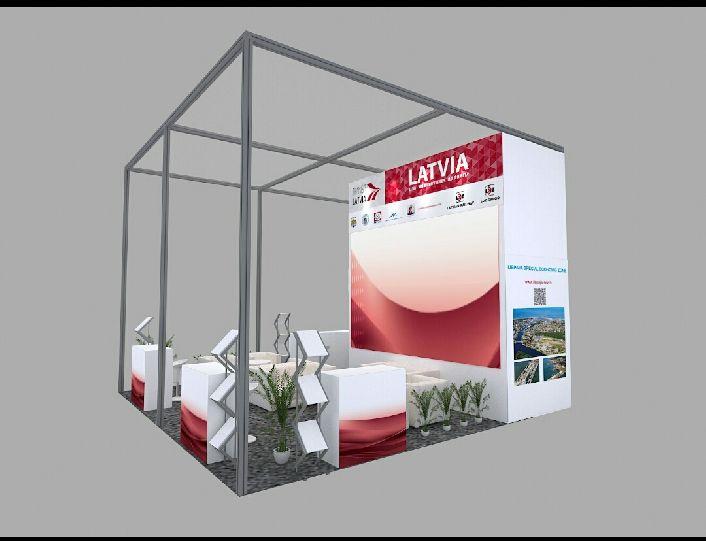 3D Exhibition Stall Fabrication Services