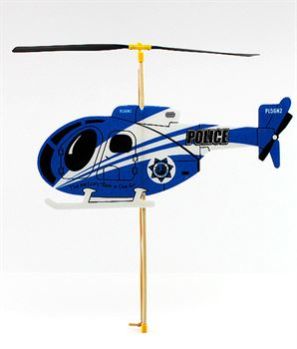 Guilows Rubber Powered Blue Foam Helicopter Model