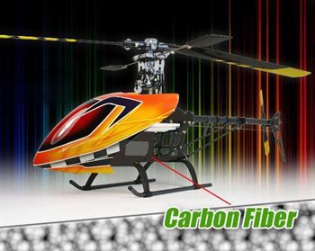 RC Helicopters 450 Carbon Fibre Body (Assembled Kit)