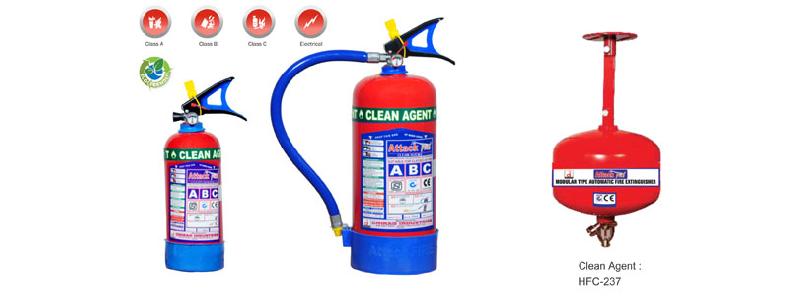 Clean Agent Strored Pressure type Fire Extinguisher