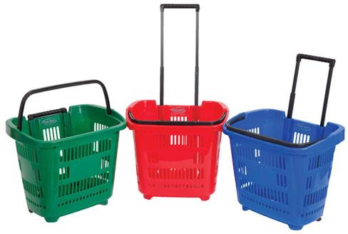 Shopping Baskets With Wheels