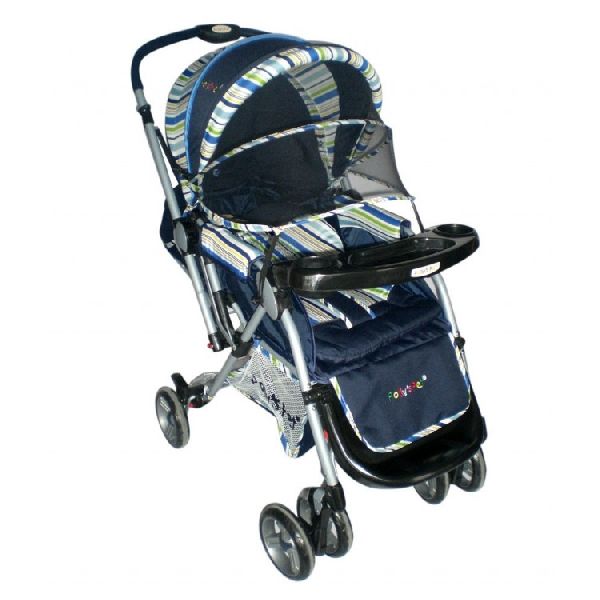 Pollys Pet Baby Pram Stroller With Mosquito Net