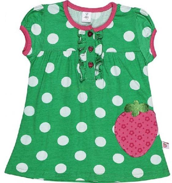 Toffyhouse Girl\'s Bubble Frock - Green, White