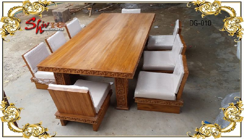 DG-010 Wooden Dining Table Set