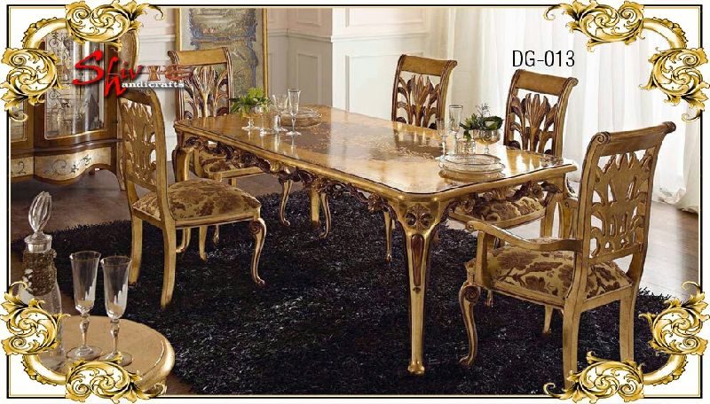 DG-013 Wooden Dining Table Set