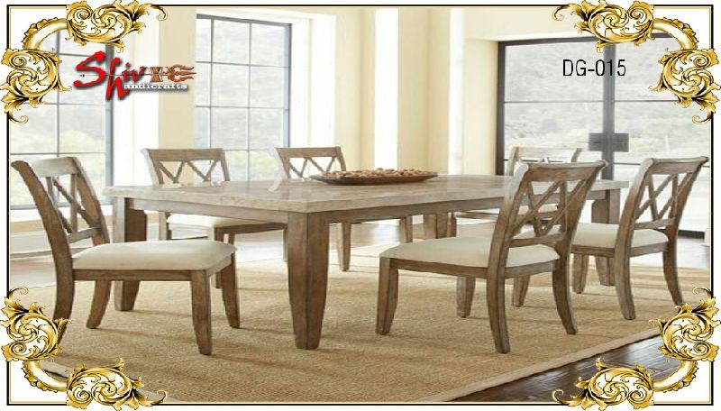 DG-015 Wooden Dining Table Set