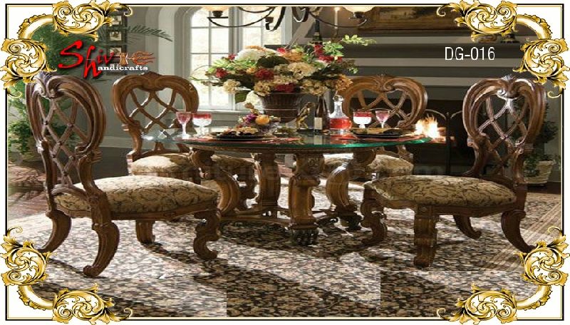 DG-016 Wooden Dining Table Set