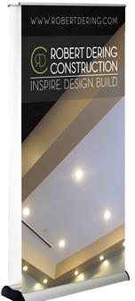 Double Sided Banner Stand, Feature : Hassle free installation, Attractive appearance, Flawless finish