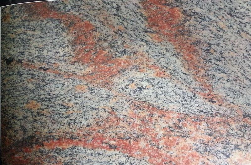 Red Multi Granite Slab