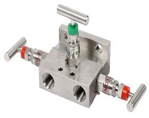 Monel three valve manifold