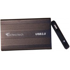 Technotech 2.5 Inch External Hard Drive Enclosure Casing USB 2.0