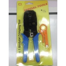 Technotech 3 in 1 Modular Crimping Tool for RJ45/RJ11 Networking Lan Cable Cutter