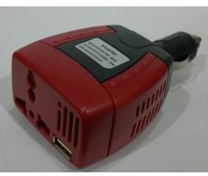 Technotech DC To AC 75W Mini Power Inverter For Car Use Laptop, Mobile Charger