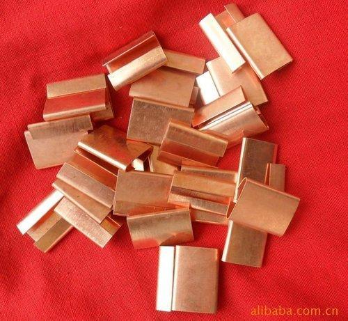 Metal Copper Coated Packing Clips, Width : 2-5mm