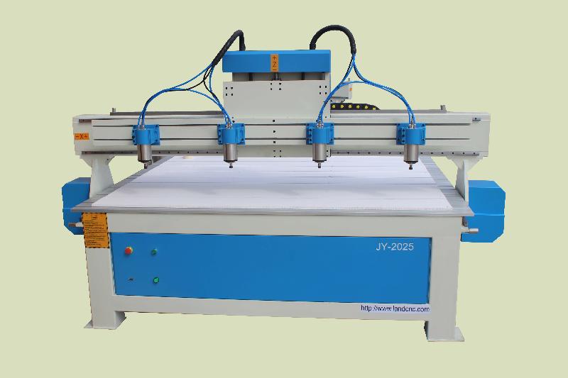Cnc router 1325 with four spindle, Voltage : 220V