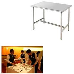 Stainless Steel Table for Hotel Industry