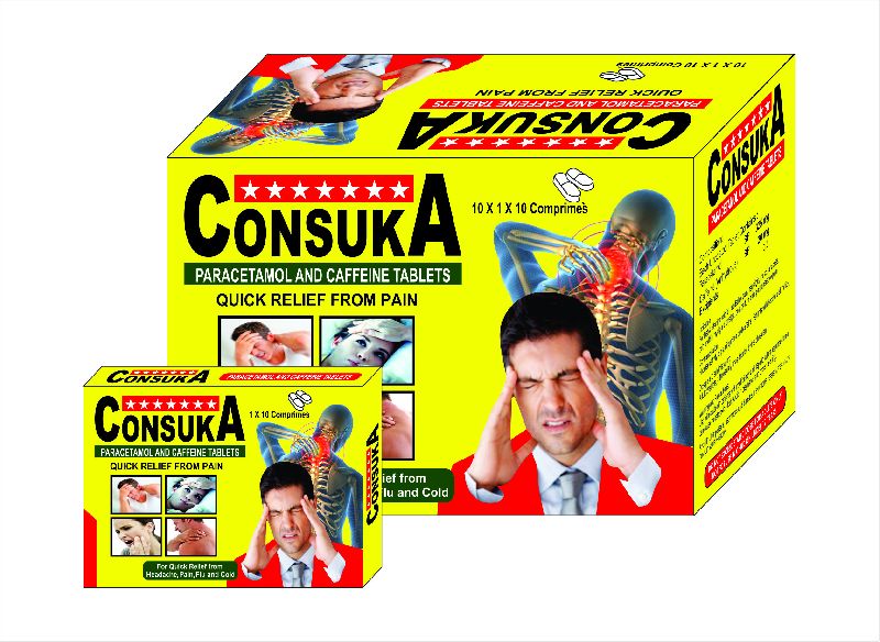 Consuka Pharacetamol 300mg Tablet, For Pain Killer, Prescription : Prescription