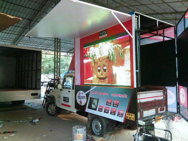 LED video vans renting services