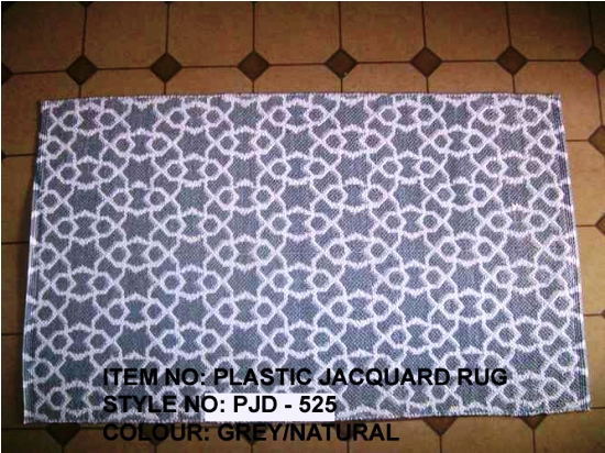Plastic Jacquard Rugs, for On Floor, Color : Multi Color