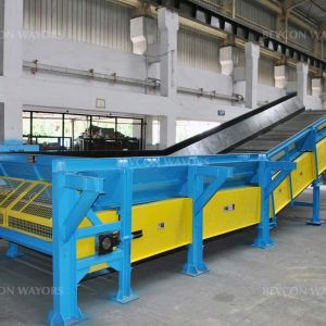 Apron chain belt conveyor