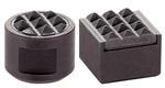 Grippers round/square with hard metal insert, ribbed EH 22620.