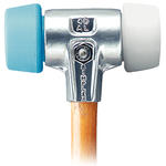 SIMPLEX soft-face mallets 50 to 40 with aluminium housing and high-quality wooden handle EH 3117.