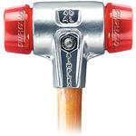 SIMPLEX soft-face mallets with aluminium housing and high-quality wooden handle EH 3106.