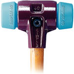 SIMPLEX soft-face mallets with cast steel housing and high-quality wooden handle EH 3001.