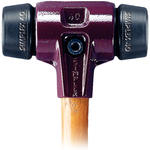 SIMPLEX soft-face mallets with cast steel housing and high-quality wooden handle EH 3002.