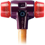 SIMPLEX soft-face mallets with cast steel housing and high-quality wooden handle EH 3006.