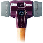 SIMPLEX soft-face mallets with cast steel housing and high-quality wooden handle EH 3003.