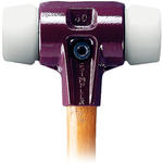 SIMPLEX soft-face mallets with cast steel housing and high-quality wooden handle EH 3007
