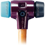 SIMPLEX soft-face mallets with cast steel housing and high-quality wooden handle EH 3012.