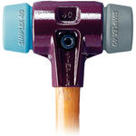 SIMPLEX soft-face mallets with cast steel housing and high-quality wooden handle EH 3013.